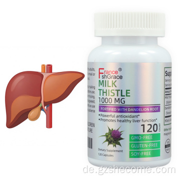 Shecome Mariendistel-Detox-Gesundheits-Leber-Detox-Kapseln